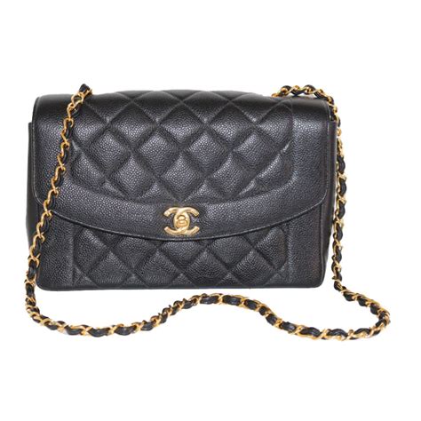 chanel diana black|Chanel Diana Bags .